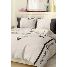 Marka Nevresim Takımı Çift Kişilik Pamuklu Saten Kumaş 6 Parça 3D Dijital Baskı Duvet Cover Set Model No:9