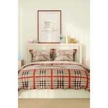 Marka Nevresim Takımı Çift Kişilik Pamuklu Saten Kumaş 6 Parça 3D Dijital Baskı Duvet Cover Set Model No:13