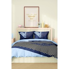 Marka Nevresim Takımı Çift Kişilik Pamuklu Saten Kumaş 6 Parça 3D Dijital Baskı Duvet Cover Set Model No:6