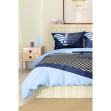 Marka Nevresim Takımı Çift Kişilik Pamuklu Saten Kumaş 6 Parça 3D Dijital Baskı Duvet Cover Set Model No:6