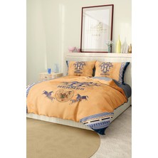 Marka Nevresim Takımı Çift Kişilik Pamuklu Saten Kumaş 6 Parça 3D Dijital Baskı Duvet Cover Set Model No:60