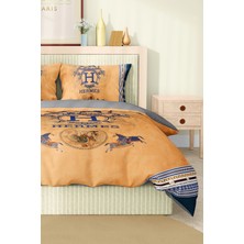 Marka Nevresim Takımı Çift Kişilik Pamuklu Saten Kumaş 6 Parça 3D Dijital Baskı Duvet Cover Set Model No:60