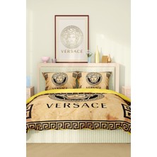 Marka Nevresim Takımı Çift Kişilik Pamuklu Saten Kumaş 6 Parça 3D Dijital Baskı Duvet Cover Set Model No:88