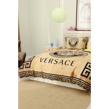 Marka Nevresim Takımı Çift Kişilik Pamuklu Saten Kumaş 6 Parça 3D Dijital Baskı Duvet Cover Set Model No:88