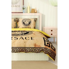 Marka Nevresim Takımı Çift Kişilik Pamuklu Saten Kumaş 6 Parça 3D Dijital Baskı Duvet Cover Set Model No:88