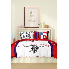 Marka Nevresim Takımı Çift Kişilik Pamuklu Saten Kumaş 6 Parça 3D Dijital Baskı Duvet Cover Set Model No:87