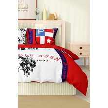 Marka Nevresim Takımı Çift Kişilik Pamuklu Saten Kumaş 6 Parça 3D Dijital Baskı Duvet Cover Set Model No:87