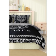 Marka Nevresim Takımı Çift Kişilik Pamuklu Saten Kumaş 6 Parça 3D Dijital Baskı Duvet Cover Set Model NO:106