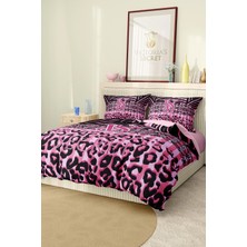 Marka Nevresim Takımı Çift Kişilik Pamuklu Saten Kumaş 6 Parça 3D Dijital Baskı Duvet Cover Set Model NO:125