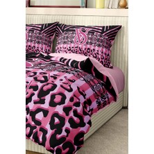 Marka Nevresim Takımı Çift Kişilik Pamuklu Saten Kumaş 6 Parça 3D Dijital Baskı Duvet Cover Set Model NO:125