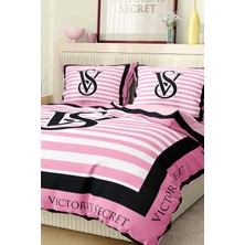 Marka Nevresim Takımı Çift Kişilik Pamuklu Saten Kumaş 6 Parça 3D Dijital Baskı Duvet Cover Set Model NO:128