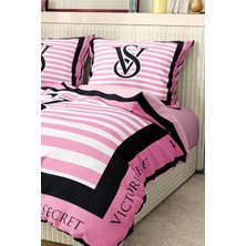 Marka Nevresim Takımı Çift Kişilik Pamuklu Saten Kumaş 6 Parça 3D Dijital Baskı Duvet Cover Set Model NO:128