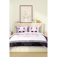 Marka Nevresim Takımı Çift Kişilik Pamuklu Saten Kumaş 6 Parça 3D Dijital Baskı Duvet Cover Set Model NO:123