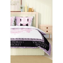 Marka Nevresim Takımı Çift Kişilik Pamuklu Saten Kumaş 6 Parça 3D Dijital Baskı Duvet Cover Set Model NO:123