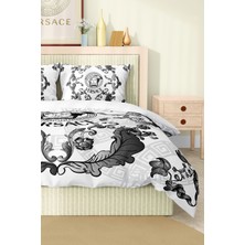Marka Nevresim Takımı Çift Kişilik Pamuklu Saten Kumaş 6 Parça 3D Dijital Baskı Duvet Cover Set Model NO:112