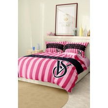 Marka Nevresim Takımı Çift Kişilik Pamuklu Saten Kumaş 6 Parça 3D Dijital Baskı Duvet Cover Set Model NO:126