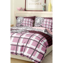 Marka Nevresim Takımı Çift Kişilik Pamuklu Saten Kumaş 6 Parça 3D Dijital Baskı Duvet Cover Set Model NO:119