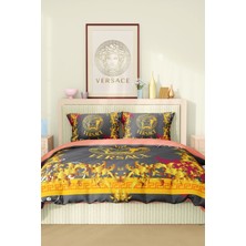 Marka Nevresim Takımı Çift Kişilik Pamuklu Saten Kumaş 6 Parça 3D Dijital Baskı Duvet Cover Set Model NO:117