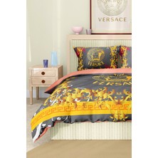 Marka Nevresim Takımı Çift Kişilik Pamuklu Saten Kumaş 6 Parça 3D Dijital Baskı Duvet Cover Set Model NO:117