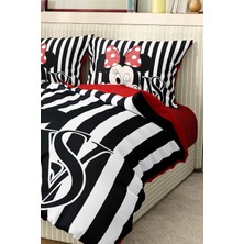 Marka Nevresim Takımı Çift Kişilik Pamuklu Saten Kumaş 6 Parça 3D Dijital Baskı Duvet Cover Set Model NO:121