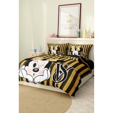 Marka Nevresim Takımı Çift Kişilik Pamuklu Saten Kumaş 6 Parça 3D Dijital Baskı Duvet Cover Set Model NO:122