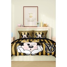 Marka Nevresim Takımı Çift Kişilik Pamuklu Saten Kumaş 6 Parça 3D Dijital Baskı Duvet Cover Set Model NO:122