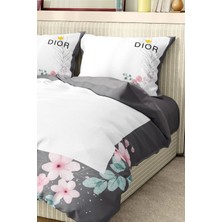 Marka Nevresim Takımı Çift Kişilik Pamuklu Saten Kumaş 6 Parça 3D Dijital Baskı Duvet Cover Set Model No:47