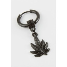 Erkek Yaprak Çelik Küpe