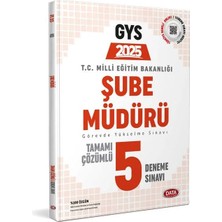 2025 Data Editör Gys Meb Şube Müdürlüğü Saymanlık Konu Anlatımlı Soru Bankası ve Deneme Sınavı Seti