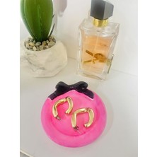 Elyapımı Dekoratif Mum & Takı Tabağı/ Handmade Decoratıve Candle & Jewellry Tray (Stoneware)