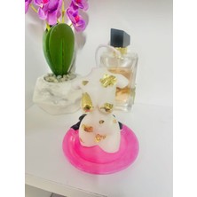 Elyapımı Dekoratif Mum & Takı Tabağı/ Handmade Decoratıve Candle & Jewellry Tray (Stoneware)