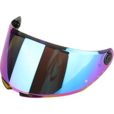 mt Thunder 4 Sv Stinger 2 MT-V-28B Uyumlu Kask Vizör Rainbow Cok Renkli