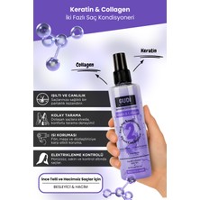 Gudi Keratin & Collagen İçerikli Çift Fazlı Saç Bakım Fön Suyu 250 ml
