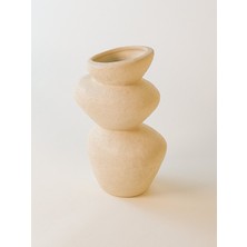 Varnis Dokulu Vazo (23 x 8  cm )