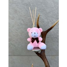 Oda Kokusu Gül Aromalı Pembe Peluş Ayıcık Içerisinde, Hediyelik 15 ml Kalıcı Koku Oda Kokusu