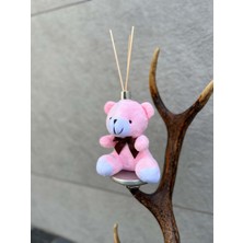 Oda Kokusu Gül Aromalı Pembe Peluş Ayıcık Içerisinde, Hediyelik 15 ml Kalıcı Koku Oda Kokusu