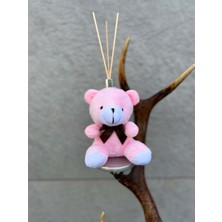 Oda Kokusu Gül Aromalı Pembe Peluş Ayıcık Içerisinde, Hediyelik 15 ml Kalıcı Koku Oda Kokusu