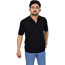 Erkek Büyük Beden Gömlek Yaka Tişört T6065 BGL-ST04540