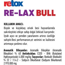 Reva Retox Re-Lax Bull Erkek Besi Hayvanları Için  Yem Katkı 20KG Torba