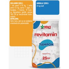 Reva Revitamin Tampon - Verim Arttırıcı Hayvan Yem Katkı 25 Kg Kraft
