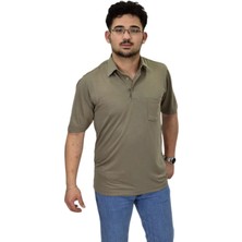 Erkek Gömlek Yaka Tişört T6064 BGL-ST04541
