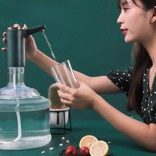 Buffer® Retro Model Otomatik Damacana Pompası Aparatı Yeşil Renk Bakır Detaylı