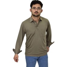 Erkek Gömlek Yaka Uzunkol Tişört T6063 BGL-ST04542