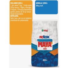 Reva Retox Maya (3*10-6) Hayvan Açıcı ve Verim Artırıcı Yem Katkı 20 kg Torba