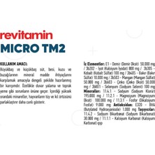 Reva Revitamin Micro-Tm2 Mineral Içerikli Yem Katkı Maddesi 10 kg Kova