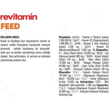 Reva Revitamin Feed Bagışıklık Sistem Düzenleyici Iştah Acıcı Yem Katkı Kova - Kraft