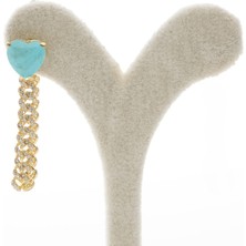 Brisinga Gold Tekli Paraiba Kalpli Gümüş Küpe