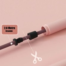 2.8 Metre Pembe Hızlı Atlama Ipi (Ayarlanabilir Hafif Tasarım Ve Kaymaz Sap)