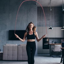 2.8 Metre Pembe Hızlı Atlama Ipi (Ayarlanabilir Hafif Tasarım Ve Kaymaz Sap)