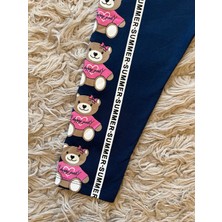 Enes Baby Ayıcıklı Sweatshirt ve Tayt 2li Takım